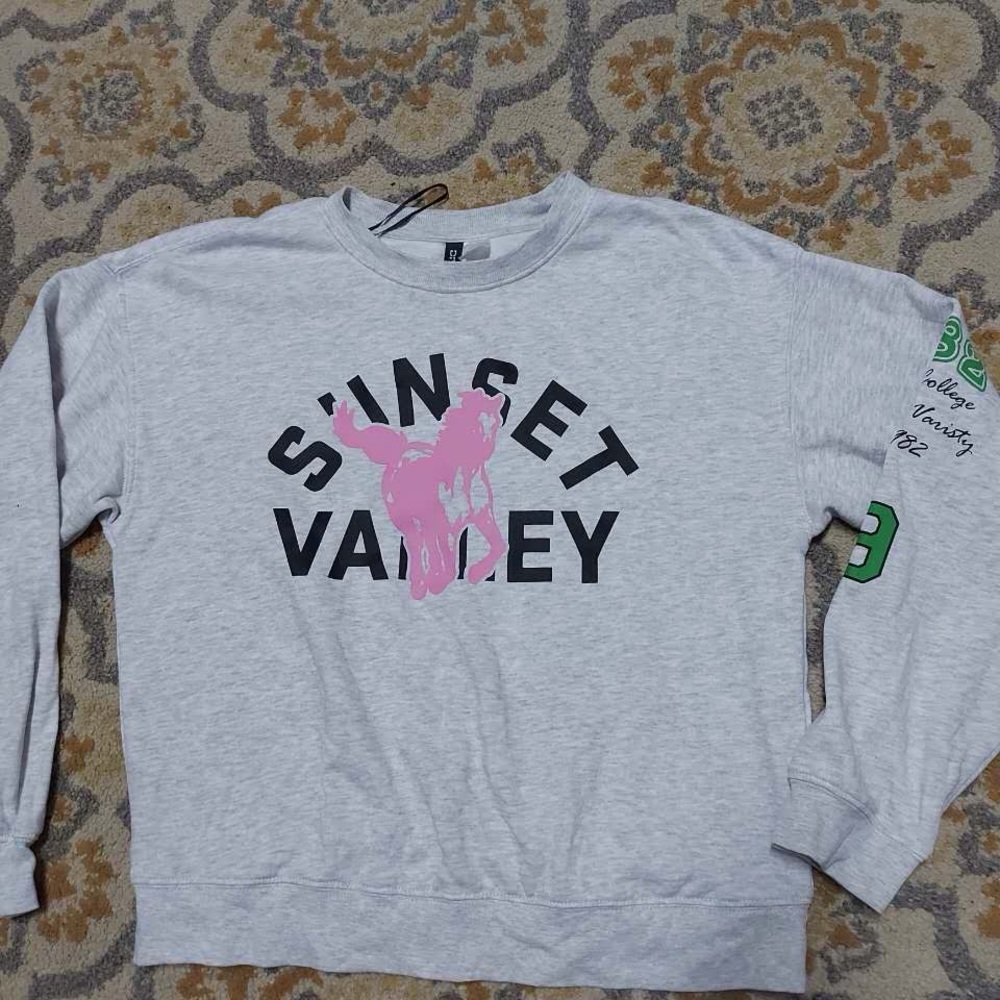 H&M Divided grey crew neck sweatshirt